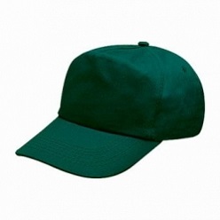 5 panel cotton twill cap with flap