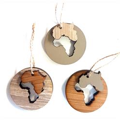 Africa decoration set of 3