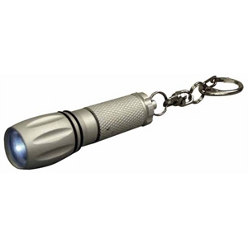 Aluminium led torch keyring