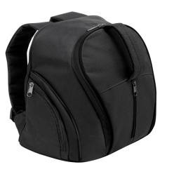 A backpack cooler bag made from 600 Denier with white lining.