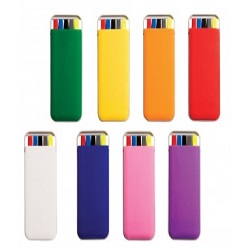 Big 5 Pen pencil & highlighter set in a plastic holder