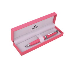 Twist Action Metal Ballpen, Refill - Black Ink, Supplied in Matching Polo Box