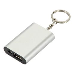 Compact power bank with keychain- 1000mah