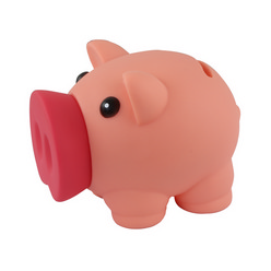 Rubber Piggy Bank