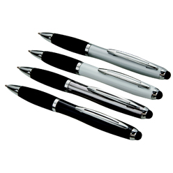 Twist Action Ballpen, Refill-black ink, Rubber grip & symbol