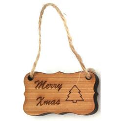 Wine tag Merry Christmas