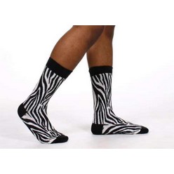 Zebra Print Socks